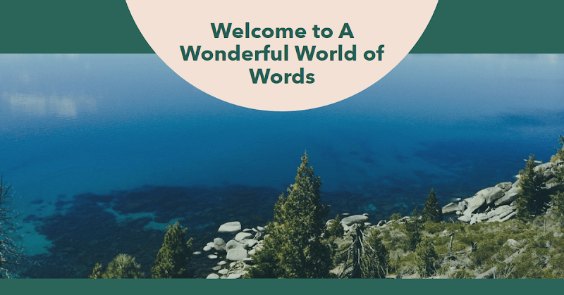 GIVE-AWAY from A Wonderful World of Words