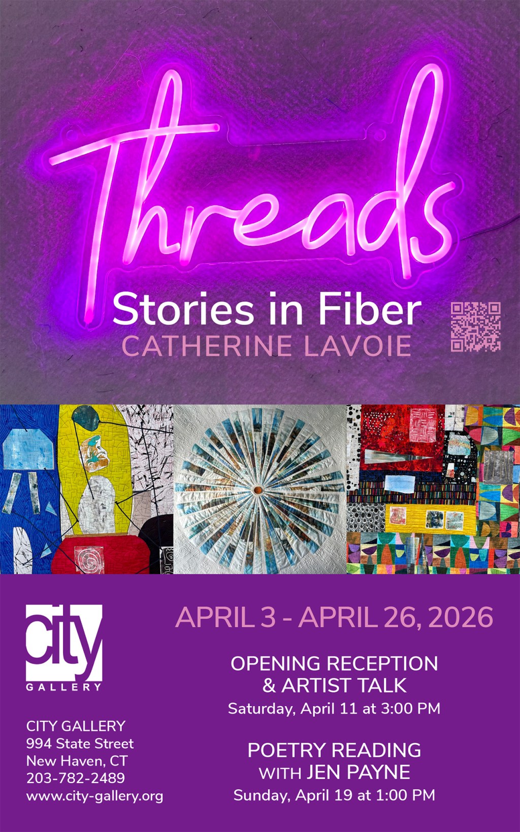 Art & Poetry: Telling Stories at New Haven’s City Gallery