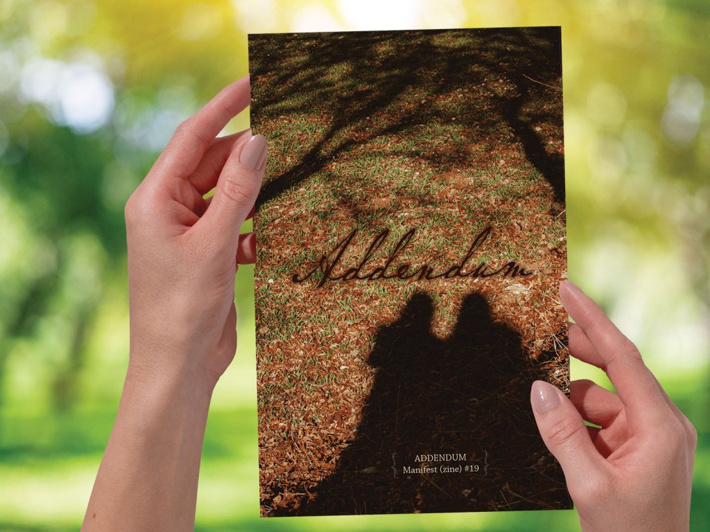 Now on Sale! MANIFEST (zine)&nbsp;#19